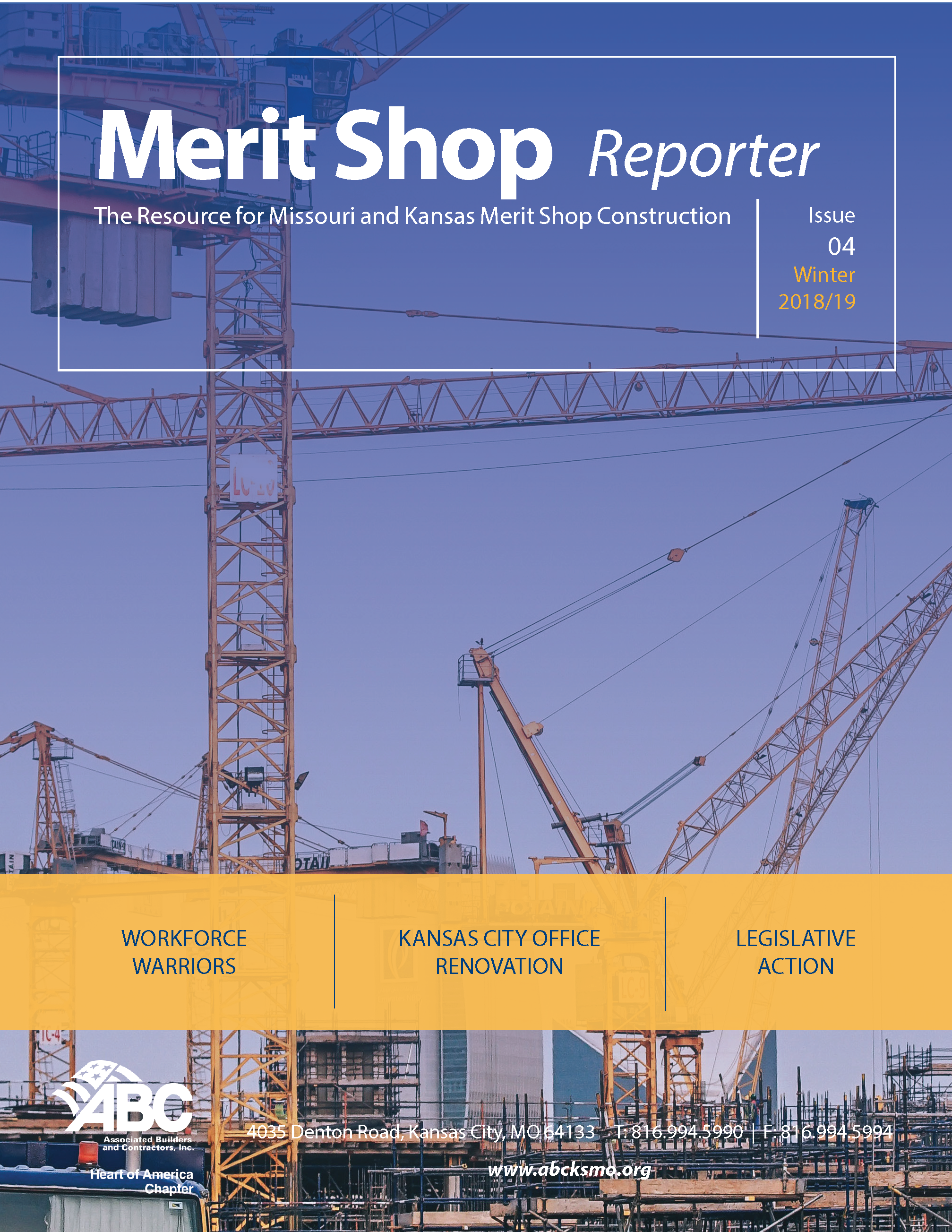 The Merit Shop Reporter | 2018 Merit Shop Reporter Issue 4 | Associated Builders & Contractors