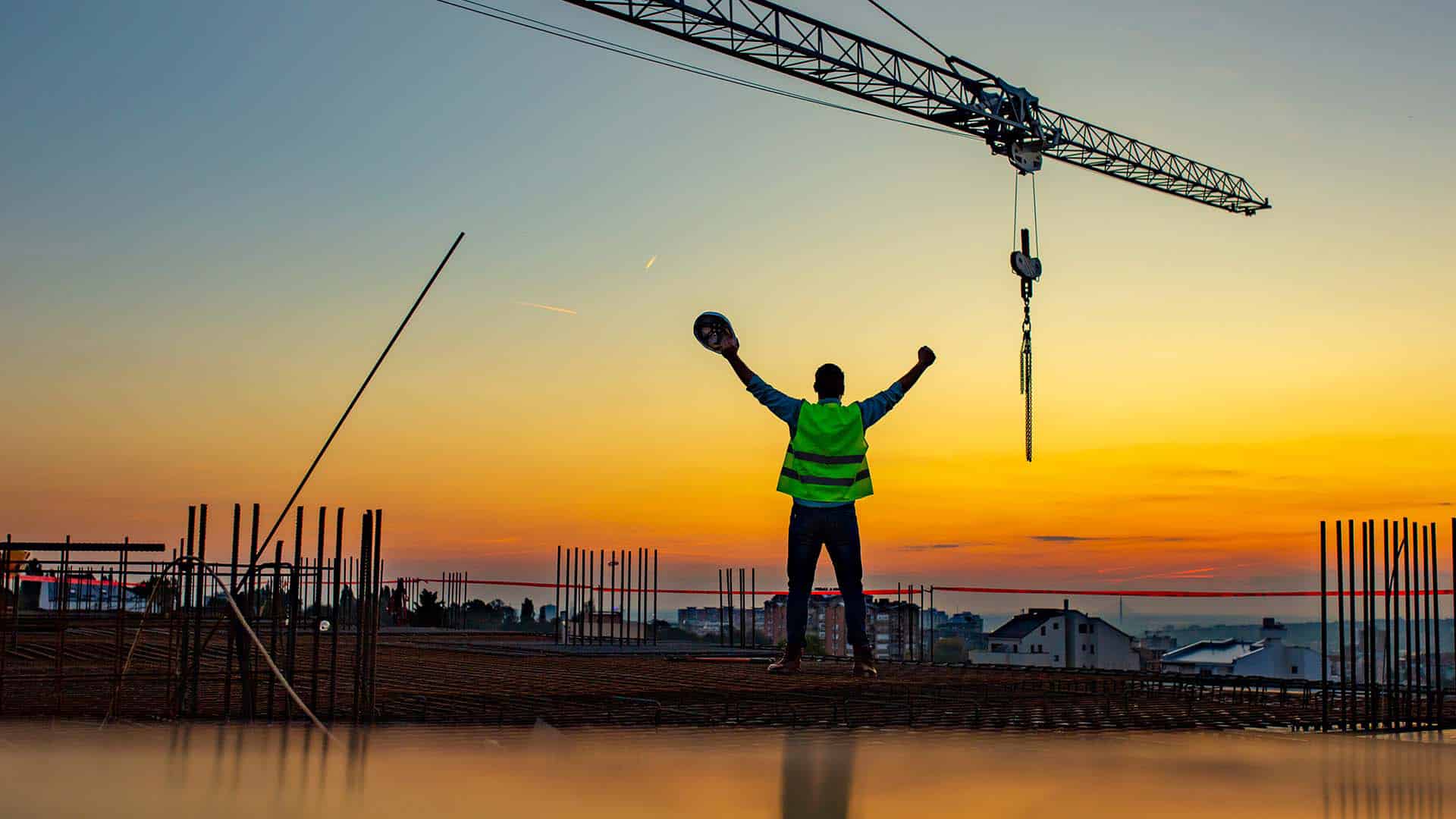 Mission | construction worker success rooftop 02 | Associated Builders & Contractors